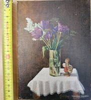 Gazdag József - 2003 Virág csendélet olajfestmény