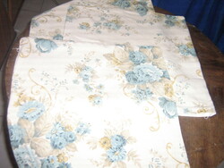 Csodaszép vintage stílusú kék rózsás díszpárnahuzat