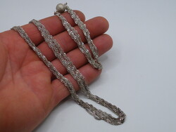 K368 Ezüst mágnes kapcsos nyaklánc és karlánc szett