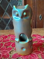 Zsolnay eozin cső bagoly