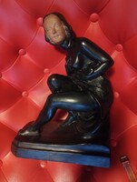 Donáth László hidegfestett kerámia nagy