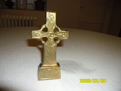 "CSODÁS" antik,  ortodox, réz kereszt, feszület.