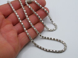 K367 Ezüst mágnes kapcsos nyaklánc és karlánc szett