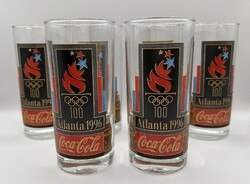 Coca-cola Atlanta 1996 olimpia - 6db üvegpohár