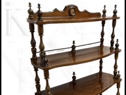 Antik 4 polcos etager állvány