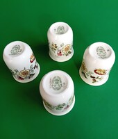 ZSOLNAY ÚJ boros poharak  pillangó mintás