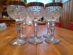 AnnaHütte aranyperemes kristálykészlet