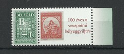 293  Személyes bélyeg Magyarország  2026 100 éves a veszprémi bélyeggyüjtés