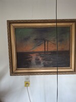 Kormos István olajfestmény