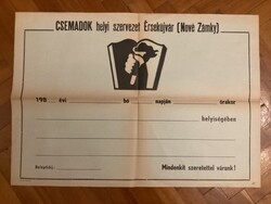 The local organization of Csemadok is érsekújvár.