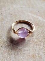 Ametiszt gyűrű