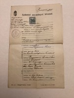 Birth certificate (1916).