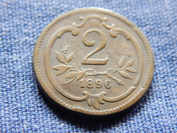 Osztrák-Magyar Monarchia Ferenc József 2 Heller 1896