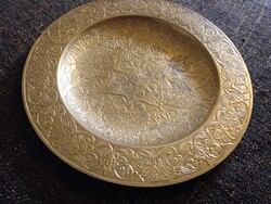 Régi nagy réz tányér