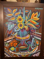 Kozma István: Viragcsendélet