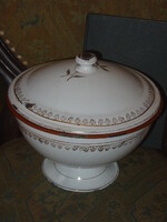 ANTIK ZOMÁNCOS FEDELES EDÉNY " GOMBÓC TARTÓ "