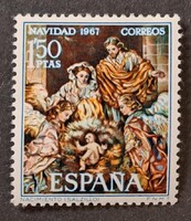 1967. Spanyolország - Karácsony - önálló érték ** (319.)