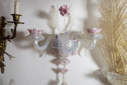 Muranoi Ca' Rezzonico falikar pár