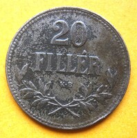Magyar Királyság 20 fillér 1917 (Gr16)