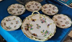 Herendi Viktória mintás desszertes szett 5 személyes