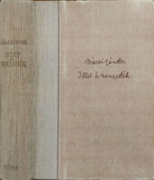 Márai Sándor: Ihlet és nemzedék (I. kiadás)