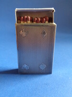 Antik ezüst gyufatartót