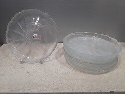 6 db desszert tányér "WMF Glas Galerie"