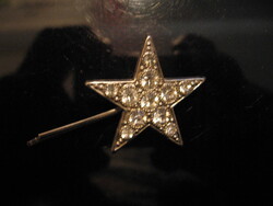 Retro csillag alakú strasszos hajcsat