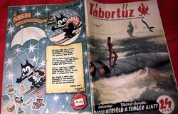 1958. / 24. szám TÁBORTŰZ az Úttörők Szövetségének képes folyóirata újság GYŰJTŐI a képek szerint