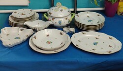 Herendi Viktória mintás étkészlet 6 személyes (hiányos)