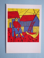 Képeslap (15) - Gyermek rajzok/festmények (Barcsay Gyermekképzőművészeti Alapítvány) - LEÍRÁS!!!