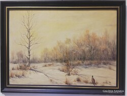 KOVRIG MIKLÓS Fácánok az erdő szélén 1996.