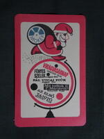 Kártyanaptár,MOKÉP,mozi,film,Pál utca fiúk,grafikai,télapó,mikulás,1969