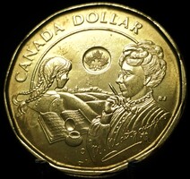 Kanada 1 dollár, 2024 150. évforduló - Lucy Maud Montgomery születése 02C3