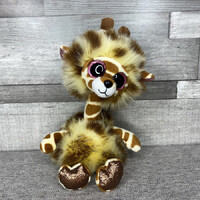 Ty Beanie Boos Gertie csillogó szemű zsiráf plüss