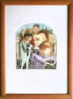 Kondor Lajos: Thomas Mann illusztráció (Kiválasztott)