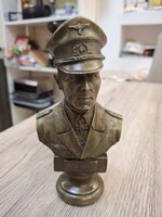 Erwin Rommel Német Tábornagy Bronz Mellszobra -Rommel büszt Hugo Lederer " A Sivatagi róka szobra "
