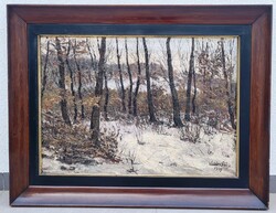 Widder Félix -Téli erdő 1909-