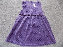 M&co polka dot velvet dress for 1-2 years
