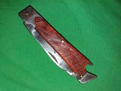 Régi orosz CCCP a NOSZF 70.évfordulós bakelit nyelű bicska 17 cm a penge 6 cm a képek szerint