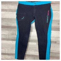 Decathlon Fouganza kék lovaglónadrág 12 év