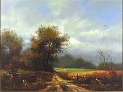 1Z091 Bán Tibor : "Szekérút"