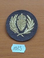 MH POSZTÓKÖPENY UJJÁN LÉVŐ RENDFOKOZATHOZ HÍMZETT TÖLGYKOSZORÚ TÁBORNOKI 1883.