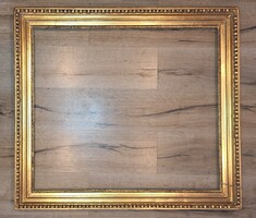 Antik ökörszemes képkeret ráma nagy méretű