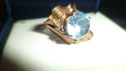 Art deco arany gyűrű