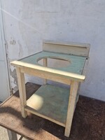 Paraszt kultúra népi lavortartó állvány vintage mosdó állvány