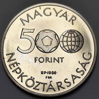 MNB Ezüst 500 Forint Labdarúgó Világbajnokság 1986