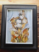 Cs. Pataj Mihály: Ősz, 40 x 30 cm, olaj, festmény