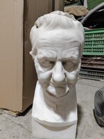 Sidló Ferenc márvány  férfi fej szobor