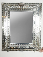 Muranoi virágos tükör